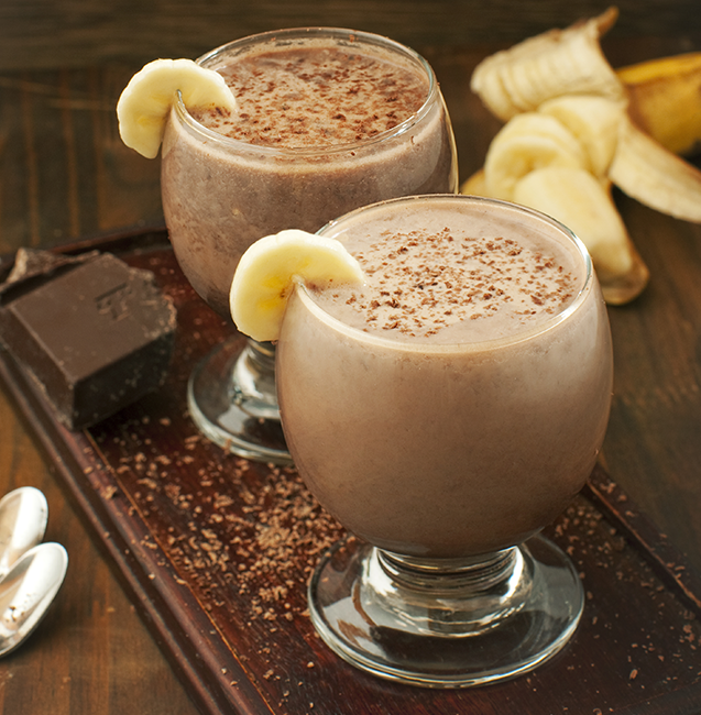 Refréscate con un Batido Choco-Banana