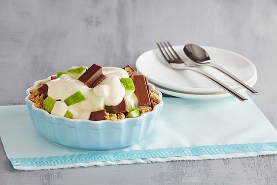 Pie de manzana y KIT KAT®
