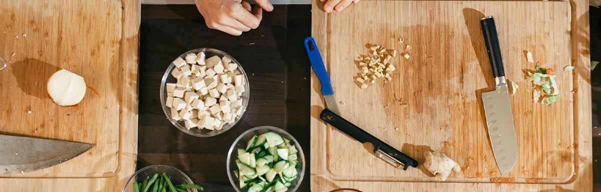 Tablas de corte para cocinar