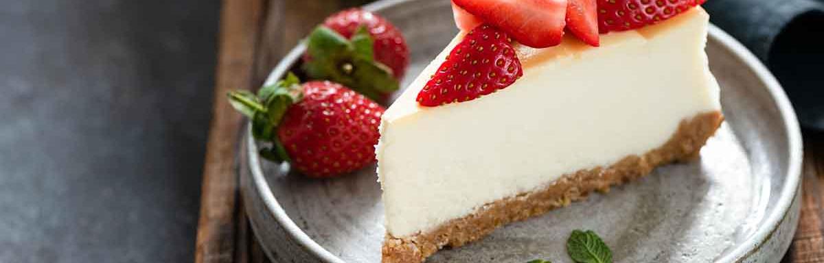 Cheesecake de frutillas.