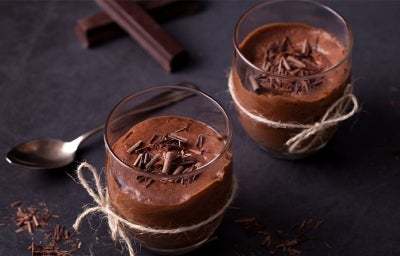 Mousse frio de chocolate