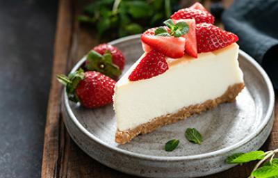 Cheesecake de frutillas.