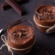 Mousse frio de chocolate