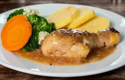 Pollo a la naranja Pollo a la naranja