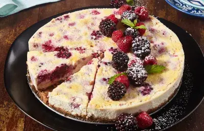 Cheesecake de frutos del bosque Cheesecake de frutos del bosque