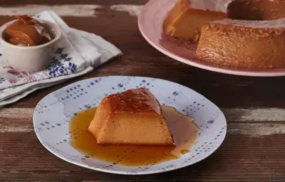 Flan de manjar Flan de manjar