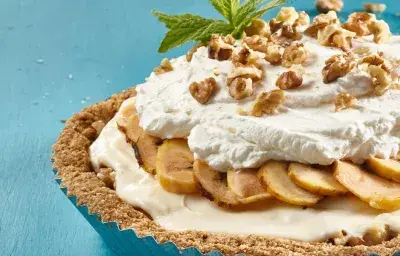 Pie de plátano y leche condensada Pie de plátano y leche condensada